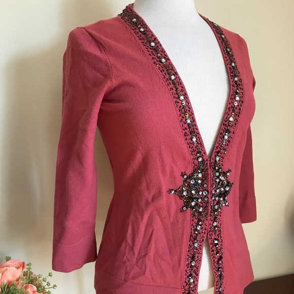Nine West Gorgeous Embellished Cardigan. - Picture 4 of 8